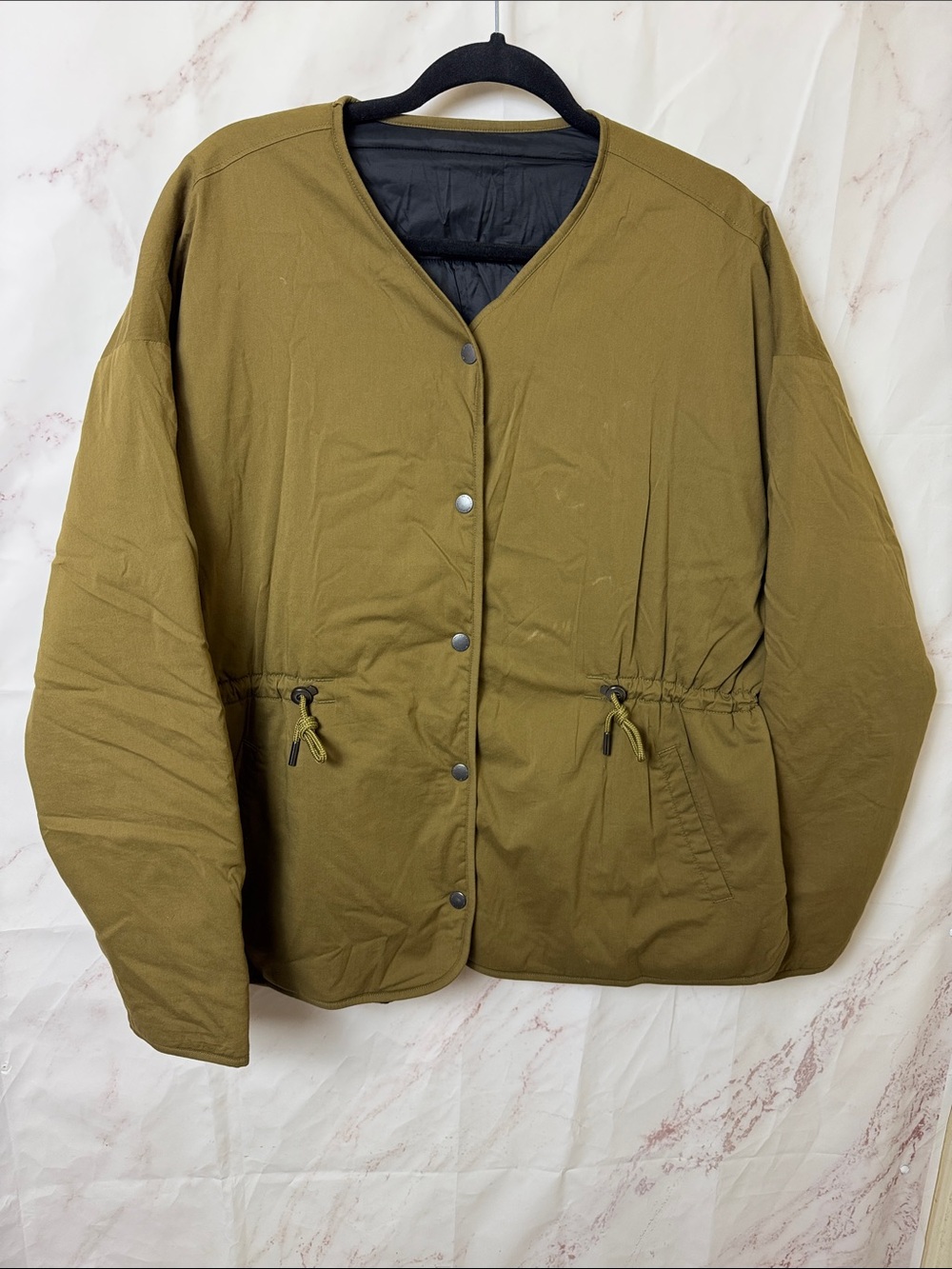 DU/ER Weightless Reversible PrimaLoft Jacket Khaki Green L